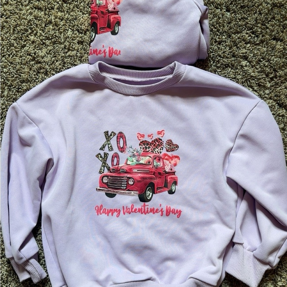 Valentine's Day Kids Sweatshirt